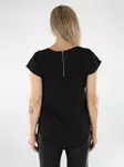 Vero Moda women's t-shirt black/gold shimm - Women's T-shirts - 137032 - 2