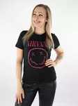 Only women's t-shirt Nirvana black/smiling - Women's T-shirts - 137422 - 1