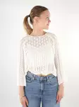 Only women's sweater Life 3/4 cloud dancer - Women's knitwear - 137762 - 1