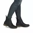Rieker women's wide-last ankle boots 74855-00 black - Rieker ankle boots - 139022 - 5