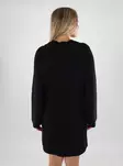 Only knit dress Structure black - Women's knitwear - 139132 - 2