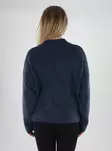 Vero Moda women's sweater VMBOOM O-Neck navy blazer - Women's knitwear - 139792 - 2