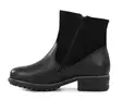 Ilves women's leather ankle boots with XXL last 2420 black nappa/nubuck - Women's ankle boots - 139802 - 2