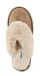 Only women's slippers Cath Teddy cognac - Women's slippers - 139872 - 3