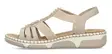 Rieker women's wide-last sandals 66201-62 beige - Rieker women`s sandals - 140622 - 2