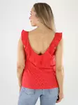 Vila top v-neck hibiscus - Women's tank tops - 140882 - 2