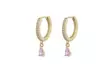 Snö of Sweden Earrings Camille gold/light pink - Earrings - 141122 - 1