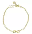 Snö of Sweden Bracelet Everly double chain gold - Bracelets - 141592 - 1