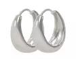 Snö of Sweden Earrings Union honey drop ring 20 mm silver - Earrings - 141602 - 1