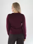 Aware by Vero Moda Sweater LS O-NECK WOOL catawba grape - Women's knitwear - 141472 - 2