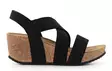 Copenhagen Shoes wedge sandals Stacia black/snake - Women's sandals - 138372 - 1