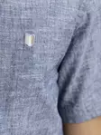 Jack&Jones men's short-sleeved Dress Shirt Blusummer faded denim - Men's dress shirts - 141112 - 3