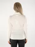 JDY women's polo shirt Suma Rollneck cloud dancer - Women's long sleeved shirts - 136992 - 2