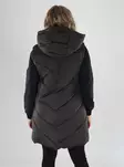 JDY Padded vest JDYSKYLAR LIFE HOOD WAISTCOAT chocolate torte - Women's vests - 141642 - 2