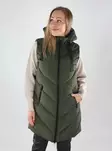 JDY women's Padded Vest Waistcoat forest night/black - Women's vests - 139522 - 1