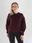 JJXX Sweater JXMILA TWIST CREW NECK KNIT winetasting - Women's knitwear - 141582 - 1