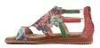 Laura Vita women's sandals Feclicieo 0321 grenat - Women's sandals - 138242 - 3