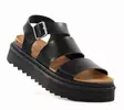 Musse&Cloud genuine leather sandals 1008529/NBK Martita black - Women's sandals - 138152 - 3