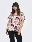 Only Carmakoma women's plus size t-shirt cloud dancer/summer flo - Women's T-shirts - 138142 - 3
