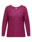 Only Carmakoma plus size sweater New Foxy granita - Women's knitwear - 137062 - 1