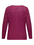 Only Carmakoma plus size sweater New Foxy granita - Women's knitwear - 137062 - 2