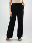 Only linen blend trousers MW Line black - Women's trousers - 140772 - 3