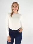 Only Shirt 2-way off-white - Women's long sleeved shirts - 136542 - 1