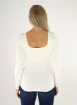 Only Shirt 2-way off-white - Women's long sleeved shirts - 136542 - 2
