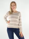 Only Sweater xo simply taupe/eggnog - Women's knitwear - 136662 - 1