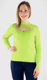 Only Shirt heart peek-a-boo - Women's long sleeved shirts - 132752 - 2