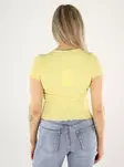 Only ribbed t-shirt short dusky citron - Women's T-shirts - 140782 - 2