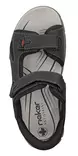 Rieker men's READY2GO sandals 26953-00 black - Men's sandals - 140662 - 3