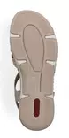 Rieker women's wide-last sandals 66201-62 beige - Rieker women`s sandals - 140622 - 4