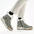 Rieker women's suede ankle boots Y4713-45 grey - Rieker ankle boots - 137562 - 6
