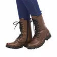 Rieker women's leather ankle boots 78544-25 brown - Rieker ankle boots - 137102 - 4
