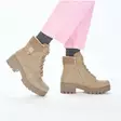 Rieker women's ankle boots 74532-60 beige - Rieker ankle boots - 139272 - 5