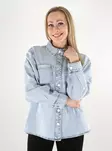 Something New women's denim shirt/jean jacket Shaket light blue denim - Women's denim jackets - 137882 - 1