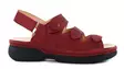 Think! women's genuine leather sandals 000587-5100 Cambio red - Women's work shoes - 140082 - 2