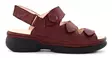Think! women's sandals Cambio 000587-5080 burgundy - Women's work shoes - 137772 - 1