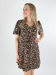 Vero Moda leopard print dress SS Short tiger eye/leo - Dresses and tunics - 138562 - 1