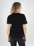 Vero Moda women's organic cotton t-shirt black/silver - Women's T-shirts - 139502 - 2