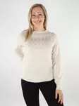 Vero Moda women's sweater Nordic birch/w. silver - Women's knitwear - 136822 - 1