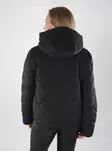 Vila women's lightweight padded jacket Hood black - Women's light winter jackets - 139492 - 2