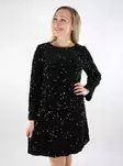 Vila sequin dress O-Neck Open Back black - Dresses and tunics - 137192 - 1