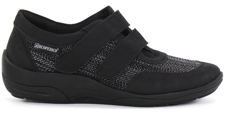 Arcopedico Walking Shoes Olimpia D15, Black - Women's walking shoes - 123272 - 1