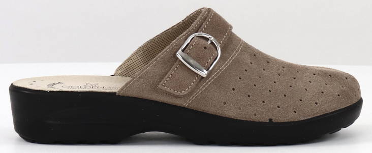 Goldenfit Work Shoes 616 caffe suede - Women's work shoes - 127912 - 1