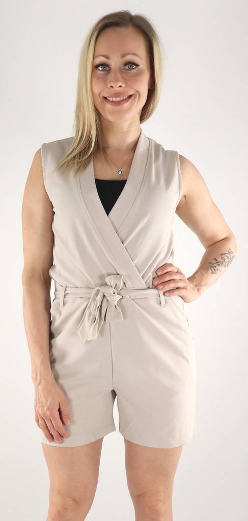 JDY Playsuit Honey geggo grey - Women's shorts and capris - 133712 - 1
