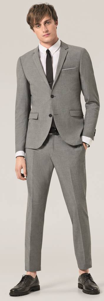 Jack&Jones Suit Trousers Roy grey - Men's suits - 115992 - 1