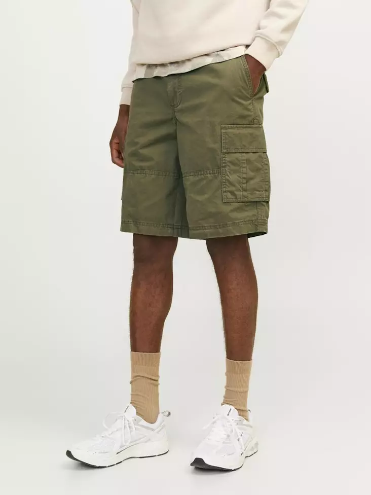 Jack&Jones men's cargo shorts olive night - Men's shorts and capri - 135902 - 1