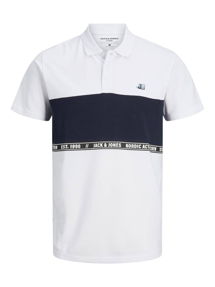 Jack&Jones T-shirt Logan block polo - Men's T-shirts - 133192 - 1